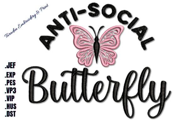 Anti-Social Butterfly: A Seasonal Embroidery Gem