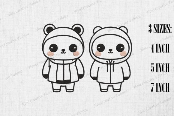 Cute Panda Couple Valentine’s Day