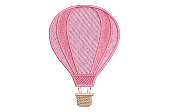 Cute Pink Hot Air Balloon