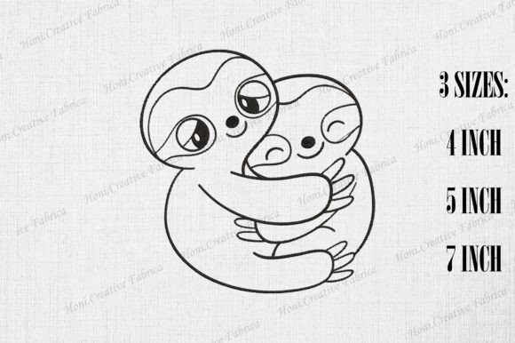 Cute Sloth Couple Valentine’s Day