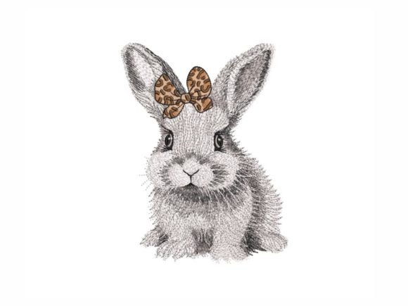 Easter Bunny with Bow