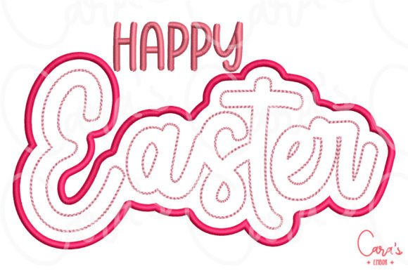 Happy Easter Double Applique