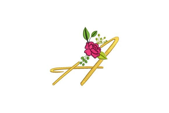 Letter A with Rose: A Seasonal Embroidery Review