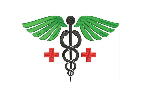 Nurse Symbol Embroidery Design